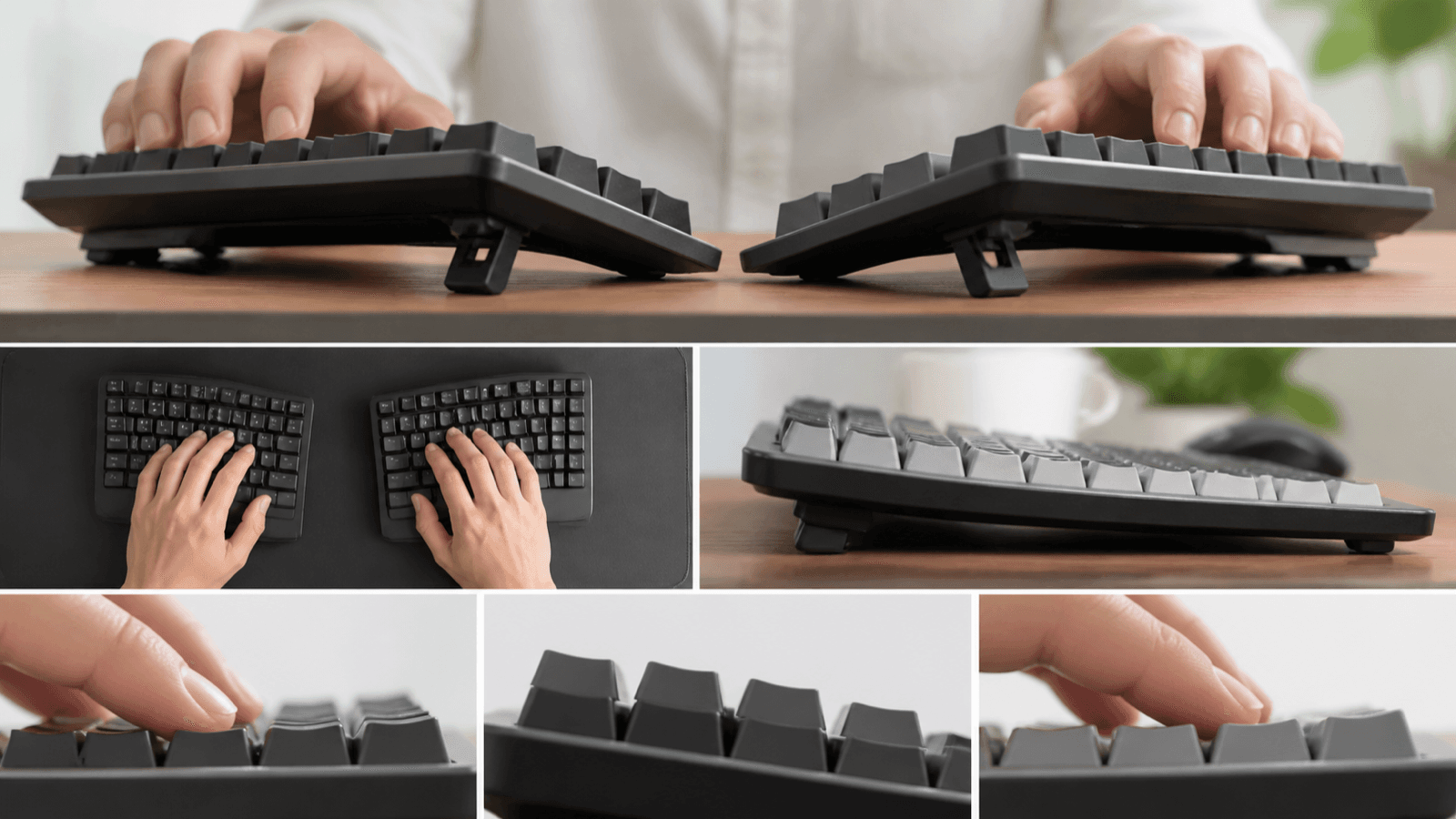 Paper footprint plan showing keyboard, pointer, cables, and monitor stand